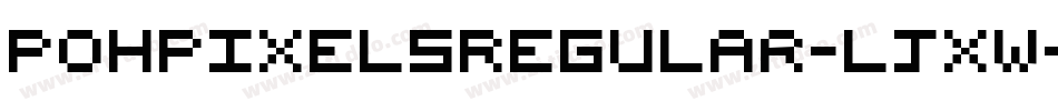 PohPixelsRegular-ljXw字体转换