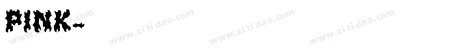 PINK字体转换