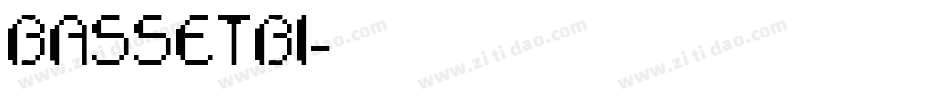 BASSETBI字体转换