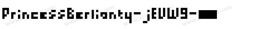 PrincessBerlianty-jEVW9字体转换