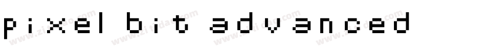 pixel-bit-advanced字体转换