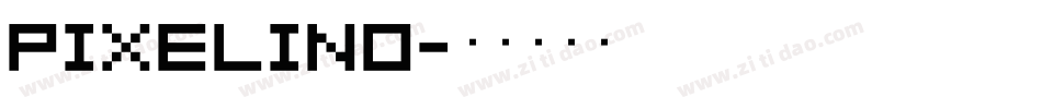 pixelino字体转换