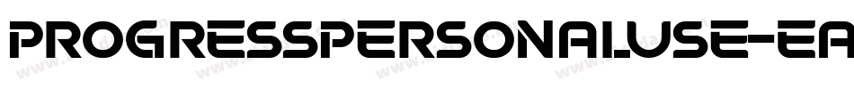 ProgressPersonalUse-EaJdz字体转换