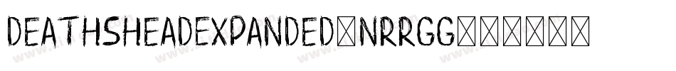 DeathsheadExpanded-nRRgg字体转换
