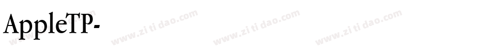 AppleTP字体转换