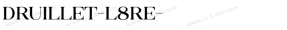 Druillet-L8rE字体转换