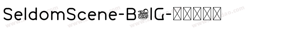 SeldomScene-B6lG字体转换