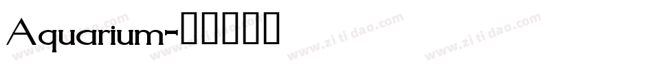 Aquarium字体转换