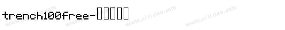 trench100free字体转换