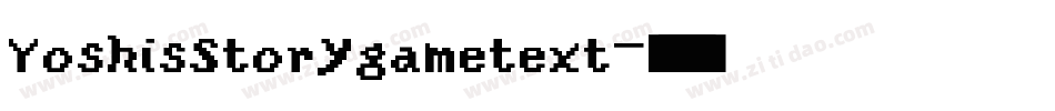 YoshisStorygametext字体转换