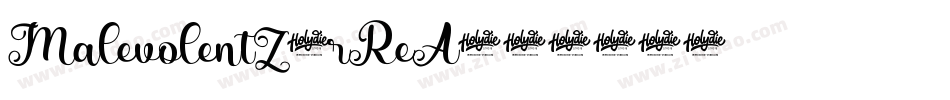 MalevolentZ-rReA字体转换