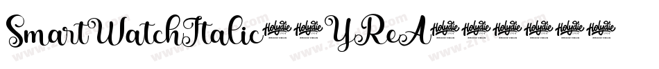 SmartWatchItalic-6YReA字体转换