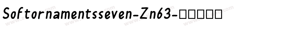 Softornamentsseven-Zn63字体转换 Softornamentsseven-Zn63字体转换