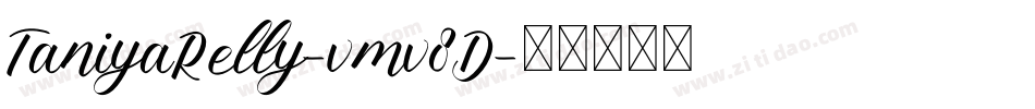 TaniyaRelly-vmv8D字体转换