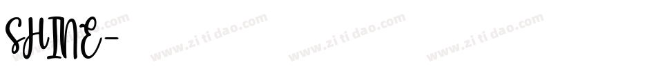 SHINE字体转换
