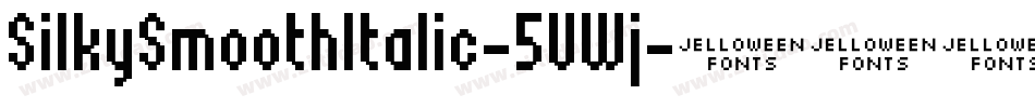 SilkySmoothItalic-5VWj字体转换