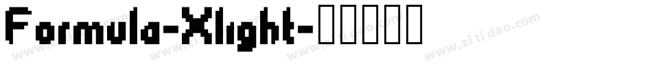 Formula-Xlight字体转换