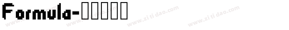 Formula字体转换