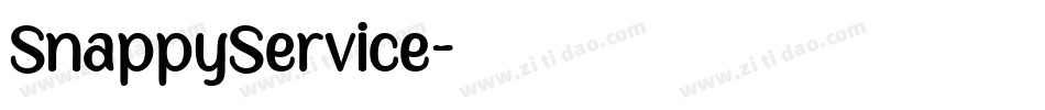 SnappyService字体转换