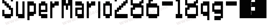 SuperMario286-18qg字体转换