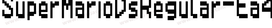 SuperMarioDsRegular-Ea4R8字体转换