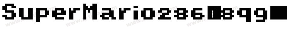 SuperMario286-18qg字体转换