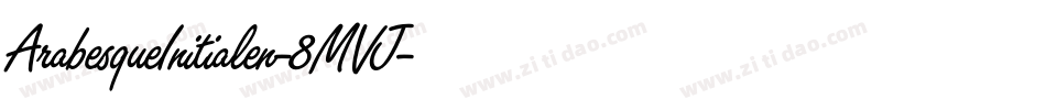ArabesqueInitialen-8MVJ字体转换