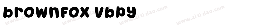 BrownFox-vBpy字体转换
