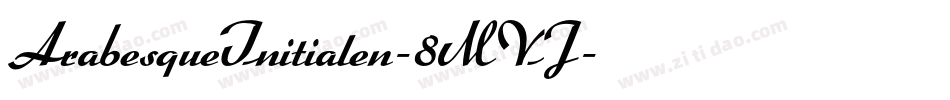 ArabesqueInitialen-8MVJ字体转换