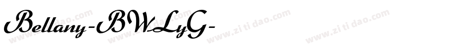 Bellany-BWLyG字体转换