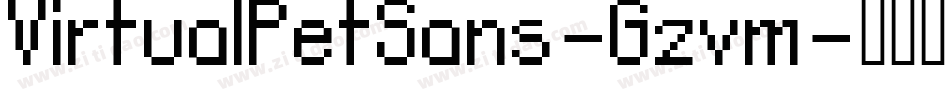 VirtualPetSans-Gzvm字体转换