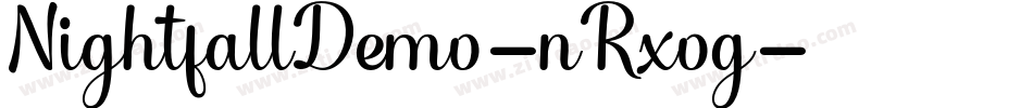 NightfallDemo-nRxog字体转换