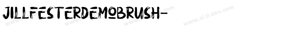 JillfesterDemoBrush字体转换