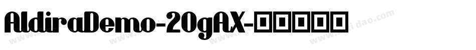 AldiraDemo-2OgAX字体转换