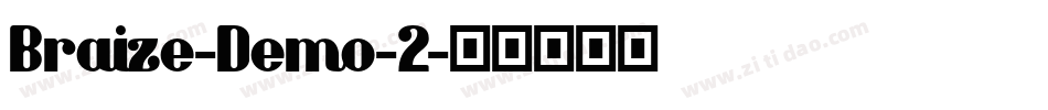 Braize-Demo-2字体转换