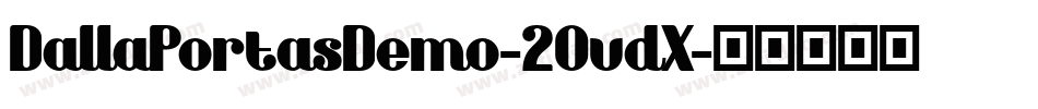 DallaPortasDemo-2OvdX字体转换