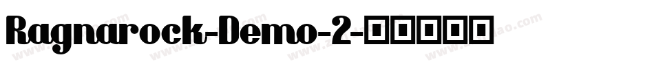 Ragnarock-Demo-2字体转换