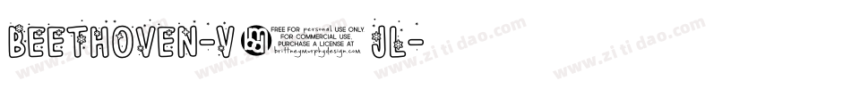 Beethoven-V4jl字体转换