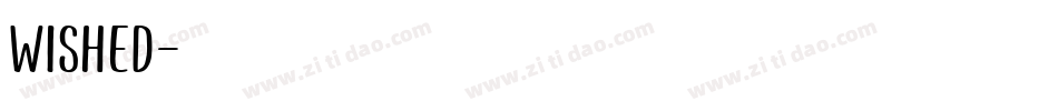 Wished字体转换