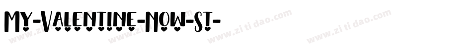 My-Valentine-Now-St字体转换