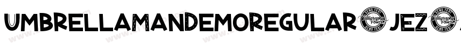 UmbrellaManDemoRegular-jEZ7j字体转换