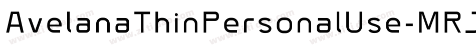 AvelanaThinPersonalUse-MRJB字体转换