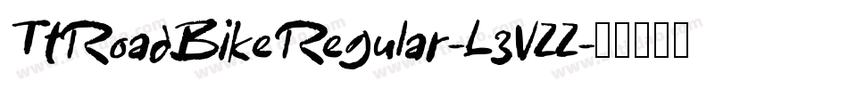 TtRoadBikeRegular-L3VZZ字体转换