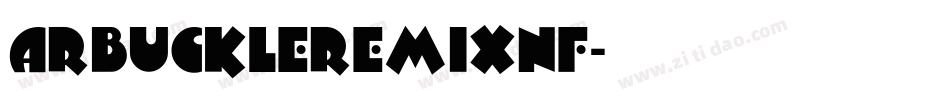 ArbuckleRemixNF字体转换