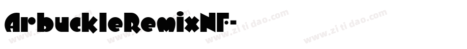 ArbuckleRemixNF字体转换