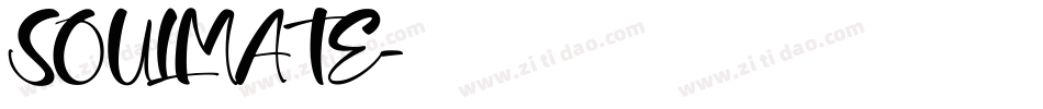 SOULMATE字体转换