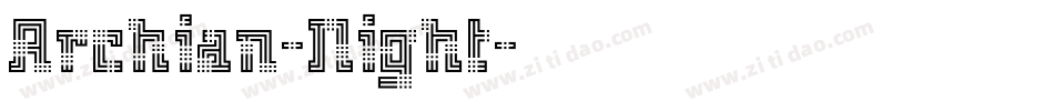 Archian-Night字体转换