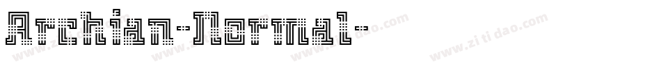 Archian-Normal字体转换