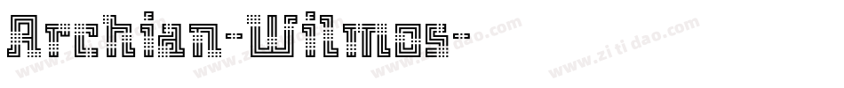 Archian-Wilmos字体转换