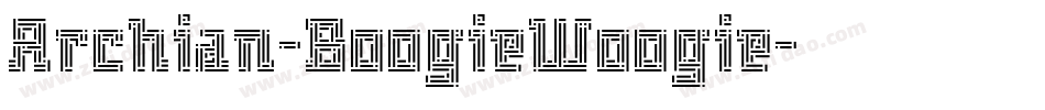 Archian-BoogieWoogie字体转换